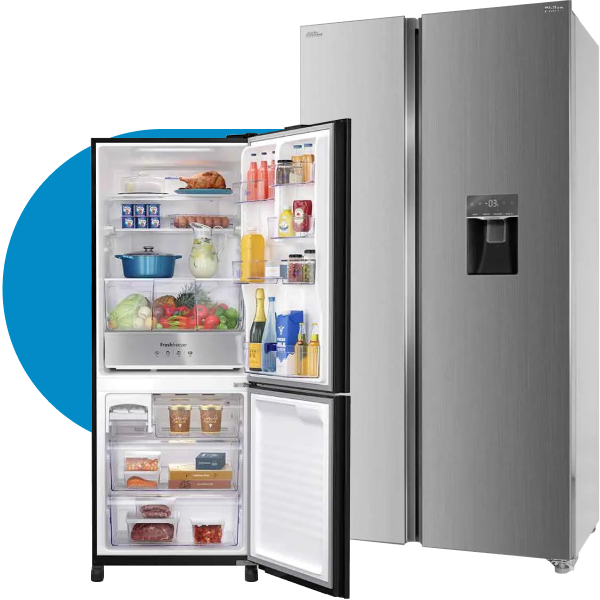 geladeira com problemas